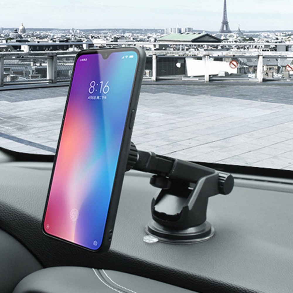 360 ° Rotativo Ventosa Magnética Área De Trabalho Carro Universal Suporte De Suporte Do Telefone Móvel Retrátil-11