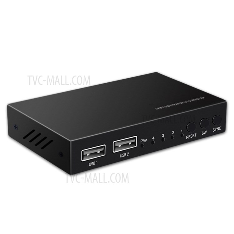 4 - Puerto USB De Conmutación Sincrónica Controlador Sincronizador De Controlador De Juego Del Ratón Del Teclado-3