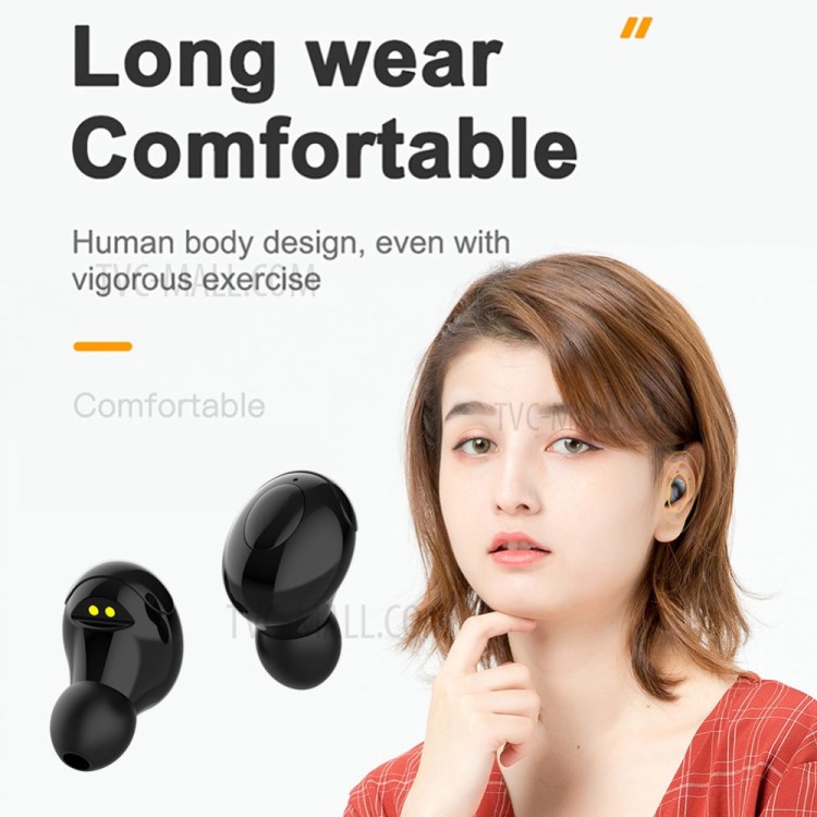 TWS Bluetooth 5.0 Mini In-ear Earphone with LED Digital Display Charging Box-11