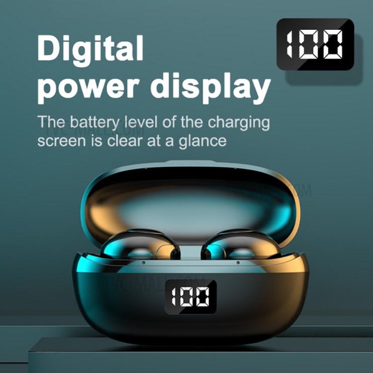 TWS Bluetooth 5.0 Mini In-ear Earphone with LED Digital Display Charging Box-13