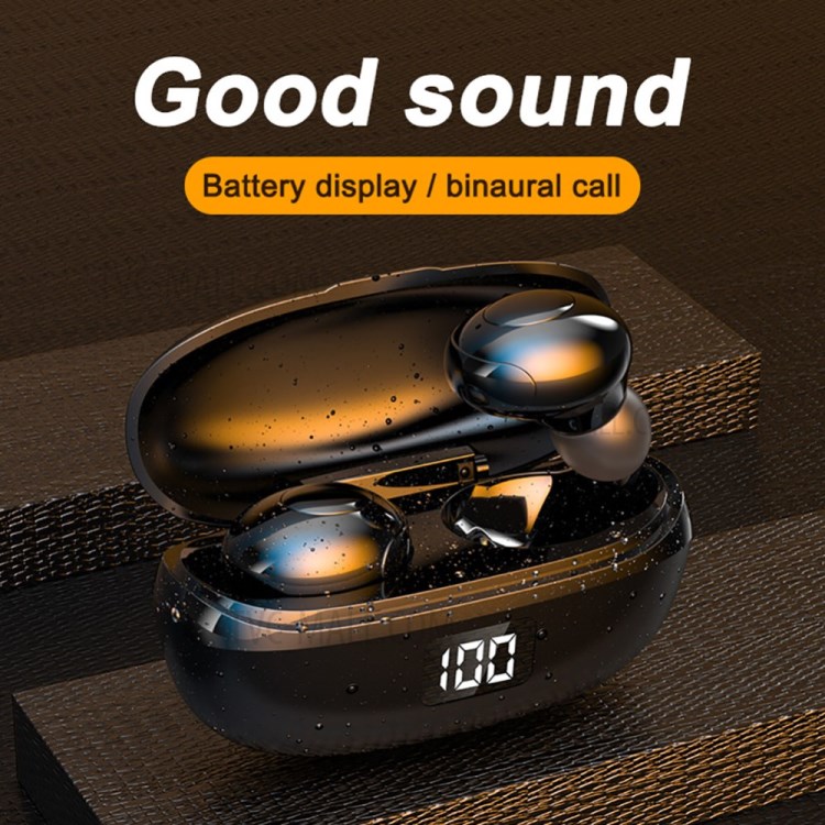 TWS Bluetooth 5.0 Mini In-ear Earphone with LED Digital Display Charging Box-17