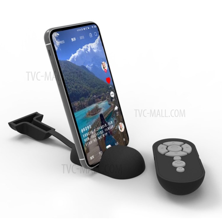 Bluetooth Caméra À Distance Selfie Page Turner Bluetooth Volet Pour Les Téléphones - Noir-14