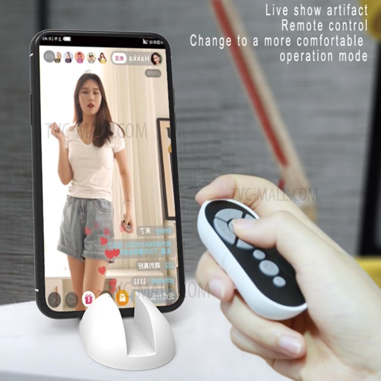 Bluetooth Remote Камеры Селфи Затвора С Поддержкой BLUETOOTH Страницы Токарь Для Телефонов - Белый-5