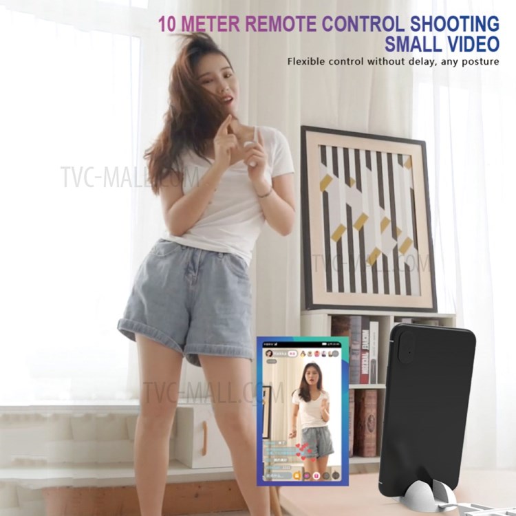 Bluetooth Remote Камеры Селфи Затвора С Поддержкой BLUETOOTH Страницы Токарь Для Телефонов - Белый-7