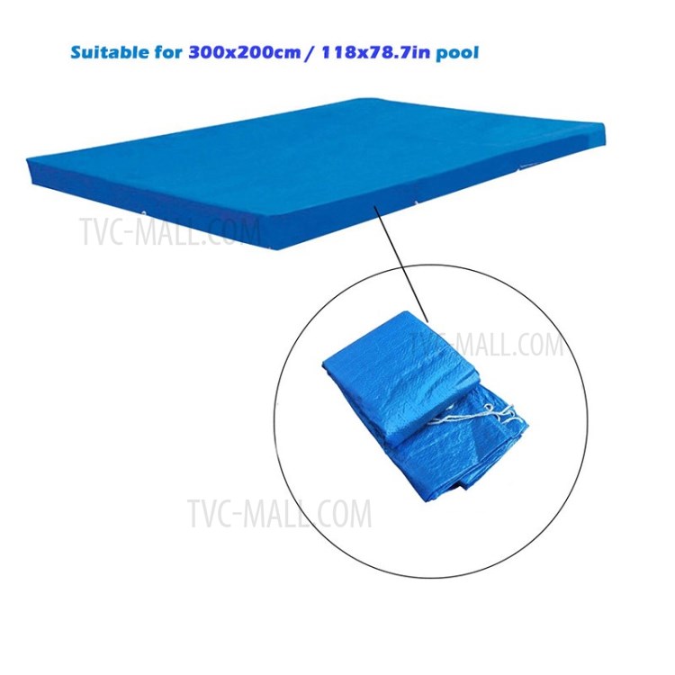 Tampa Da Piscina Capa De Poeira Impermeável, Tamanho: 300x200cm-10