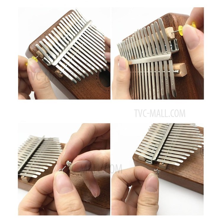 17 - tone Thumb Piano Tremolo Kalimba Musical Instrument-4