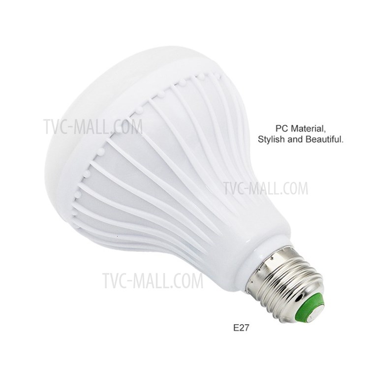 E27 LED RGB Smart Bulb 12W Dimmable Bluetooth Music Playing Magic Bulb with Remote Control-3