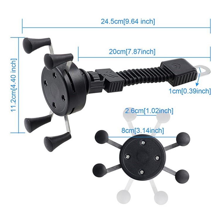 Soporte Para Teléfono de Motocicleta Soporte Para Bicicleta Soporte Móvil Soporte Móvil