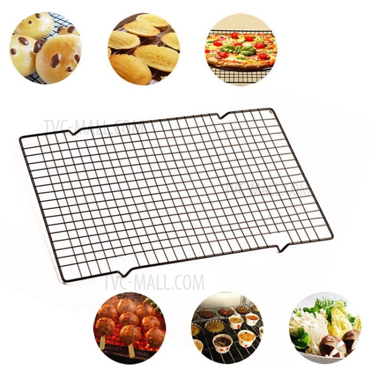 Non - stick Carbon Steel Cake Cooling Rack Net Cookies Biscuits Bread Cooler Holder-1