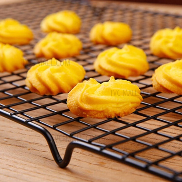 Non - stick Carbon Steel Cake Cooling Rack Net Cookies Biscuits Bread Cooler Holder-6