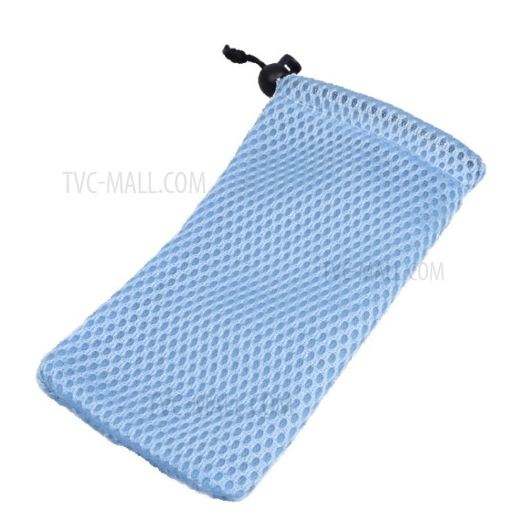 100Pcs/Set Portable Mesh Plaid Sunglasses Pouch Eyeglasses Cloth Storage Bag - Random Color-3