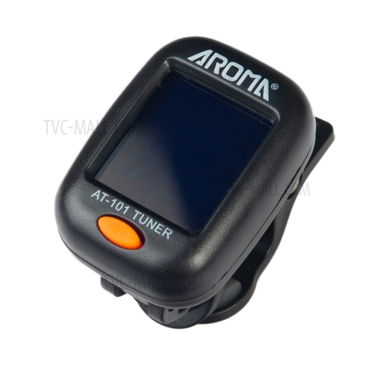 AROMA AT-101 Mini Clip-on Digital Tuner Pickup Accuracy for Chromatic Guitar Bass Violin Ukulele-4