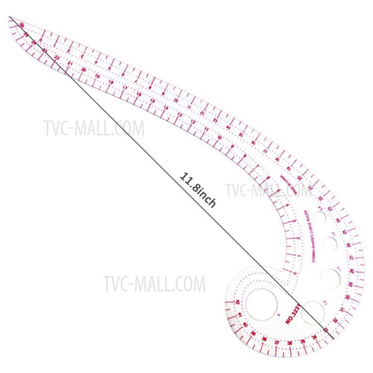 4 Pcs/Set Sewing Tools French Sewing Curved Ruler for Sewing Pattern DIY-2