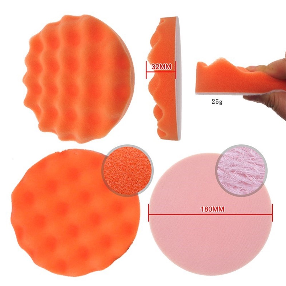 9Pcs CarPolishing Sponge Set Auto Polishing Pad Kit for Car Cleaning-12