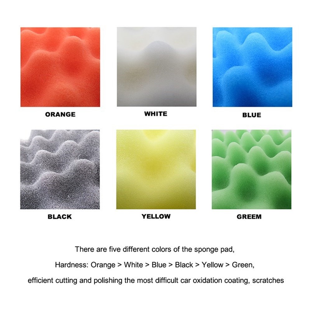 9Pcs CarPolishing Sponge Set Auto Polishing Pad Kit for Car Cleaning-7