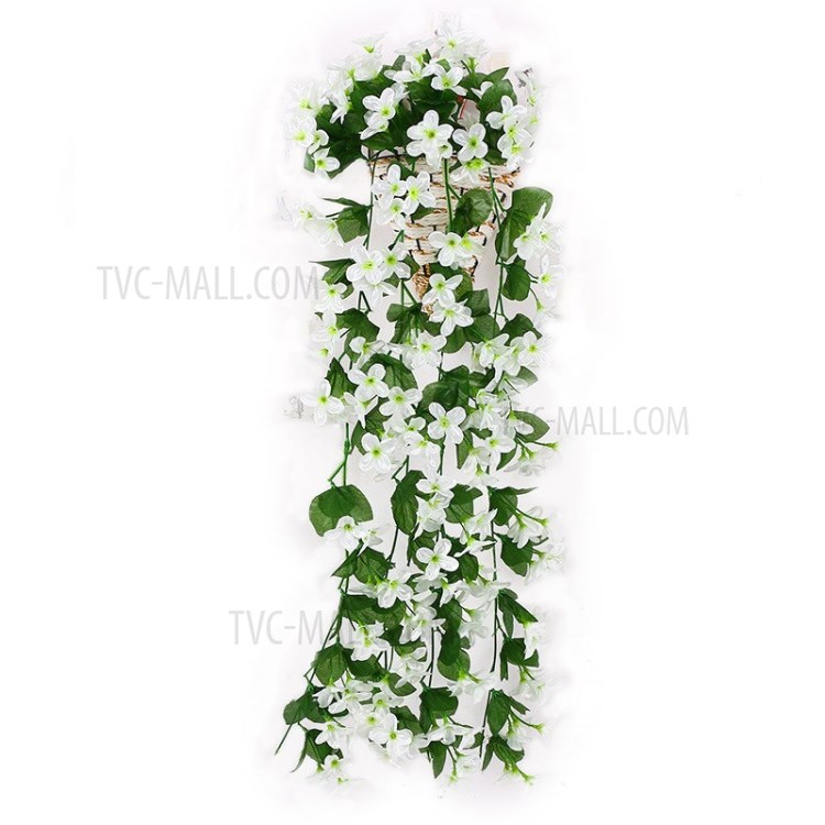 Wholesale 2Pcs Artificial Violet Vine Rattan Garland Hanging Flower Wedding Party Ceremony