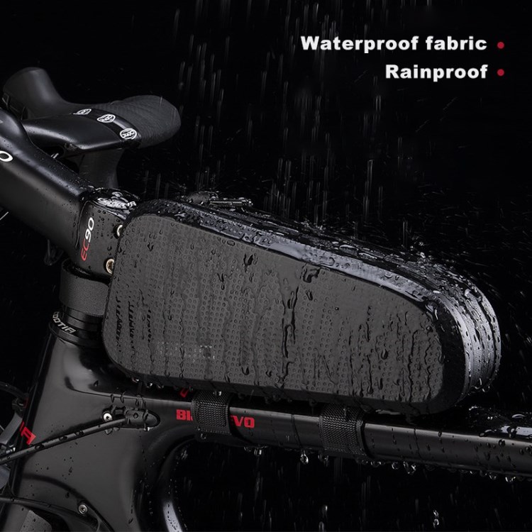 Triangle Bike Bag Waterproof Bicycle Tools Bag Bike Pouch - Black-2