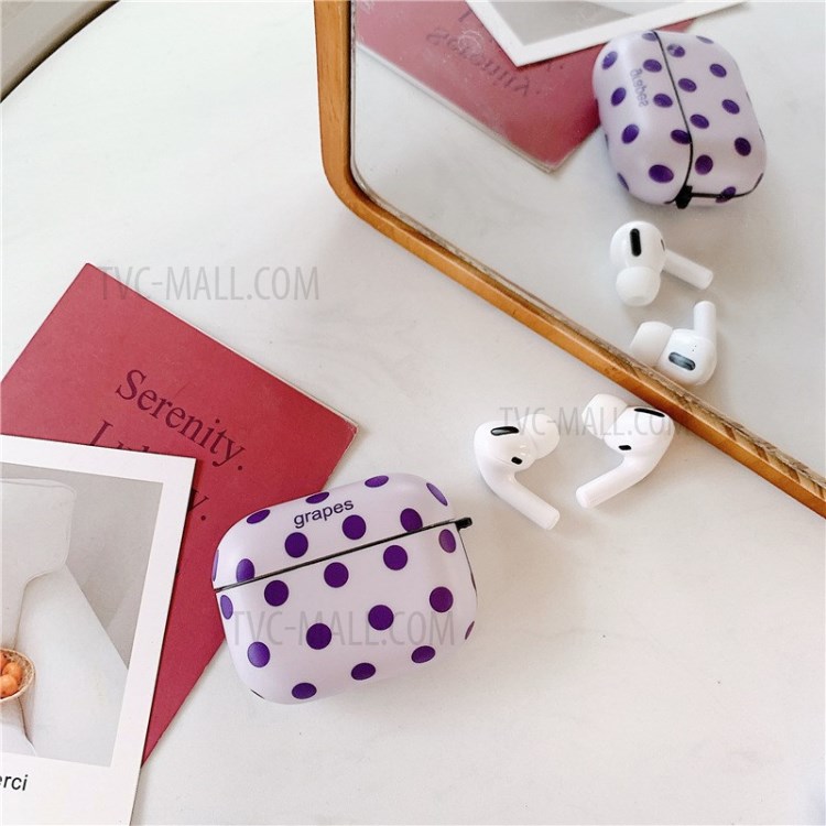 For Airpods 1/2 Pro Silicone Case Doted Decor Bluetooth Earphones Protector - Orange/For Airpods 1/2-2