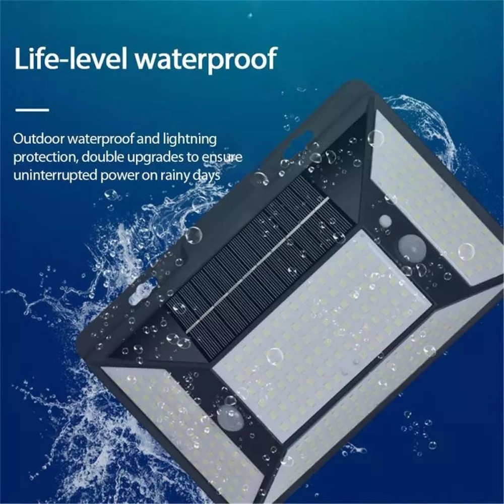 Waterproof 316-LED Solar Light PIR Motion Sensor Solar Lamp Garden Yard Path Street Light-2