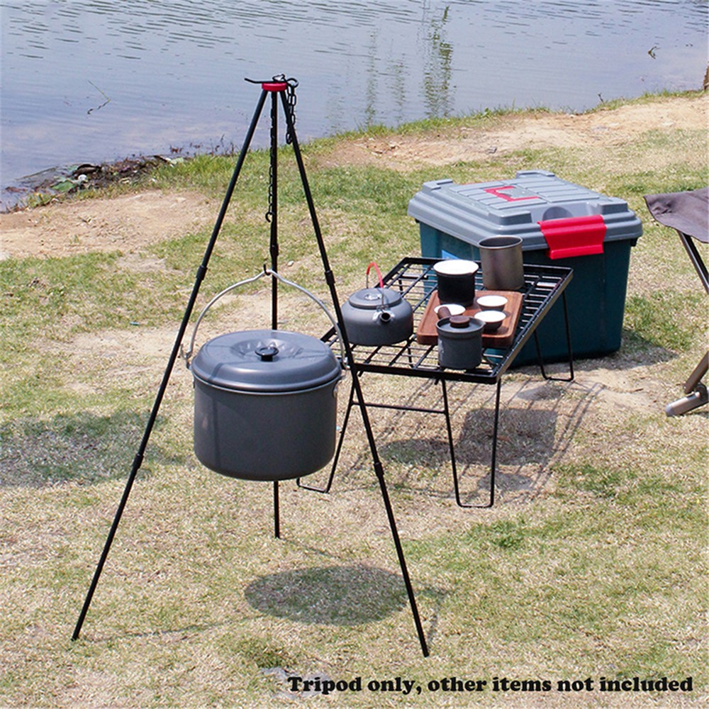 Wholesale Outdoor Camping Aluminum Alloy Dutch Oven Stand Tripod