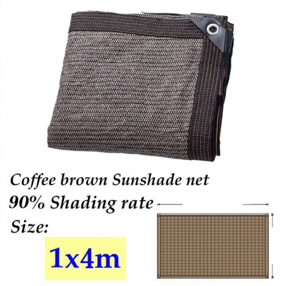 90% Sunblock Sun Shade Plant Cover UV Resistant Durable Shade Net Panel for Garden Greenhouse Flower - 1x4m-1