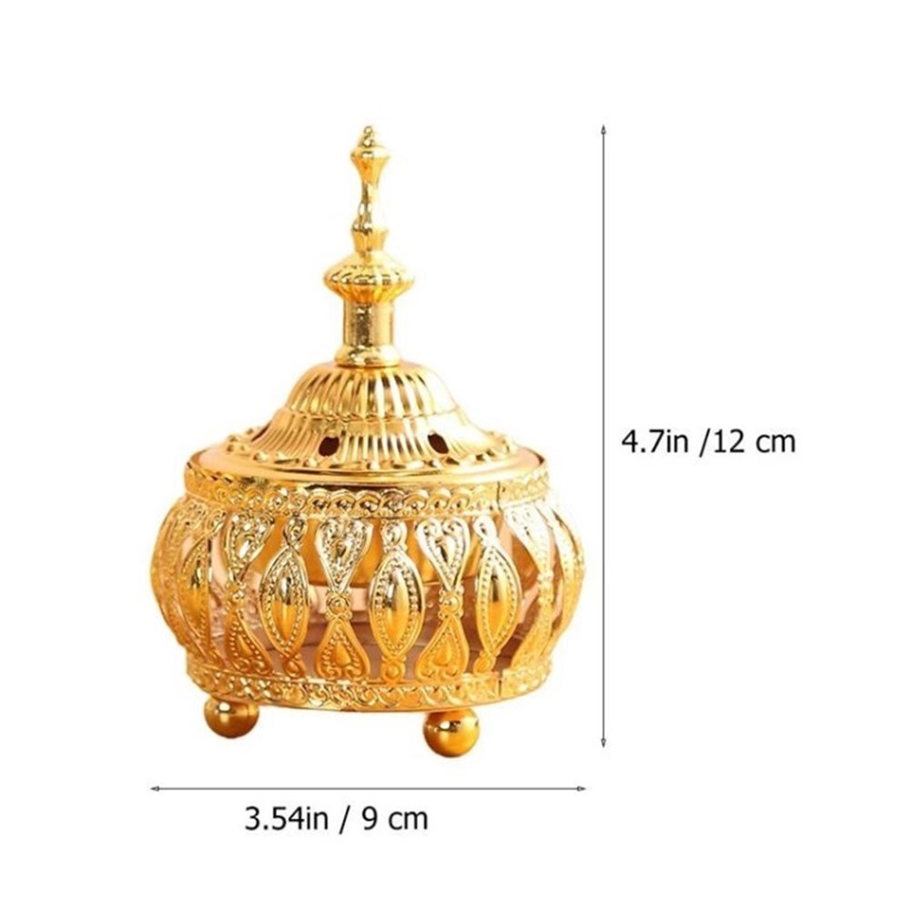 Wholesale Golden Metal Incense Burner Aromatherapy Frankincense Burner
