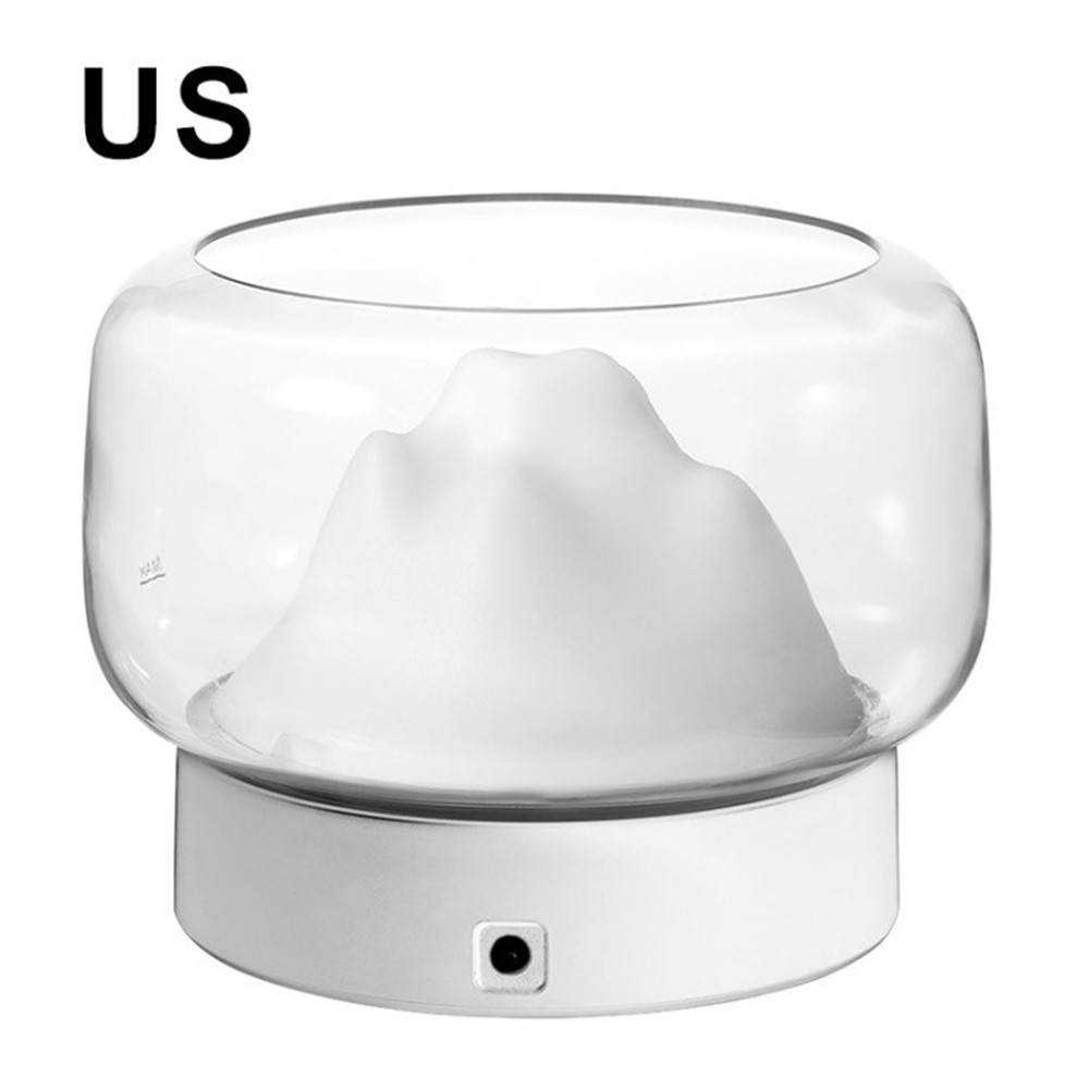 OATSBASF 400ml Essential Oil Diffuser Aromatherapy with Timer Setting Auto Shut-Off Humidifier - White/US Plug-1