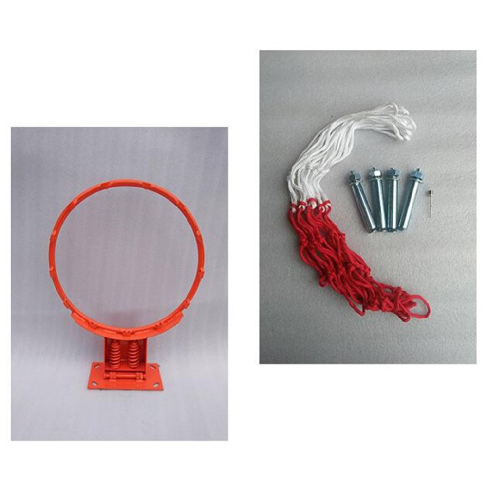 45cm Wall Mounted Basketball Rim Indoor Outdoor Hanging Basketball Hoop for Adults-2
