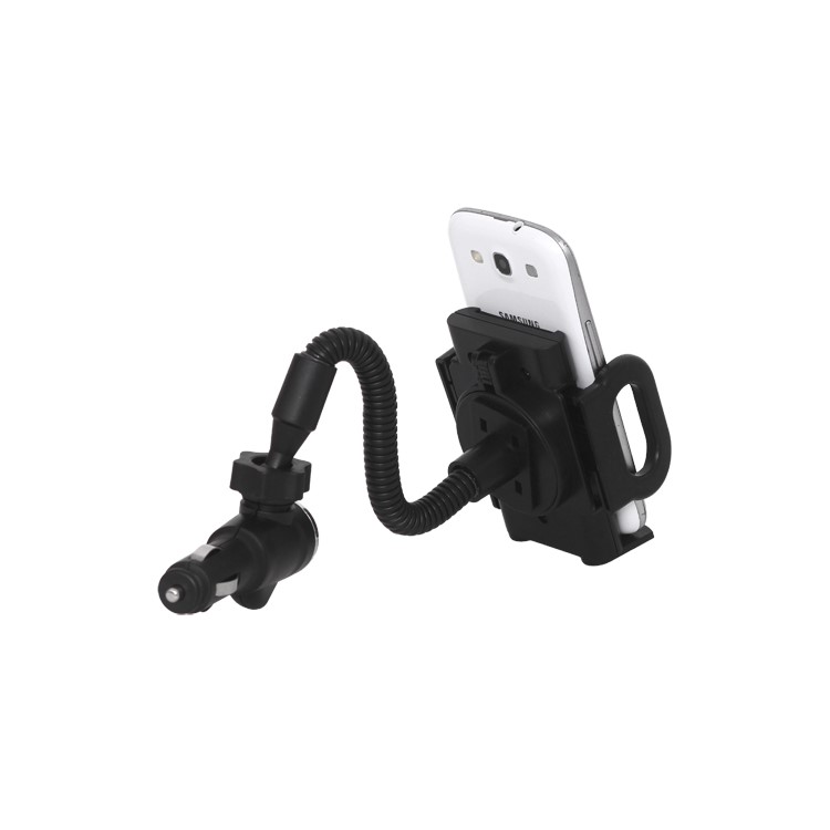 Universal Smartphone Car Mount with USB Car Charger for iPhone BlackBerry HTC Samsung Nokia Motorola etc-3
