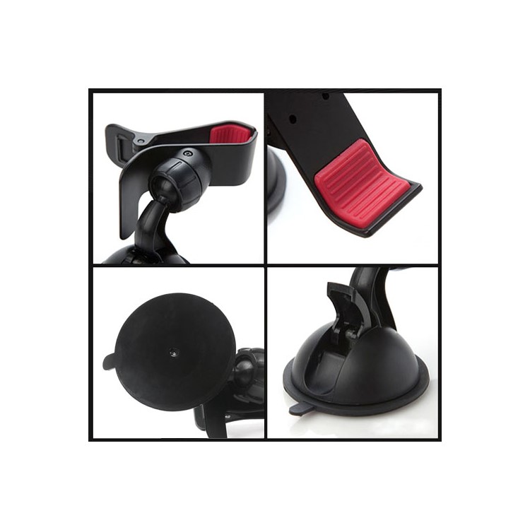 Universal Clipper Car Swivel Mount Holder for Mobile Phone / GPS / PDA / PSP / MP3 - Black-6