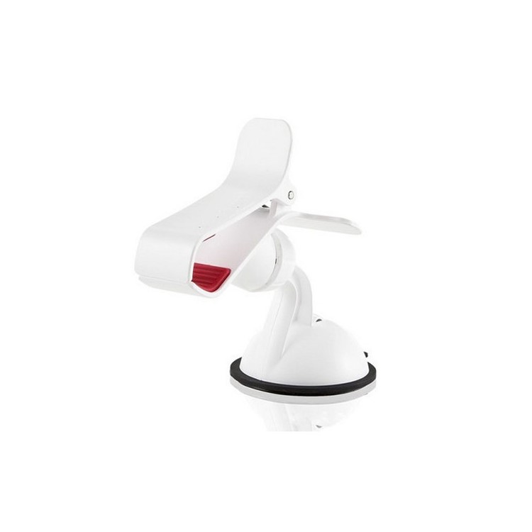 Universal Clipper Car Swivel Mount Holder for Mobile Phone / GPS / PDA / PSP / MP3 - White-5