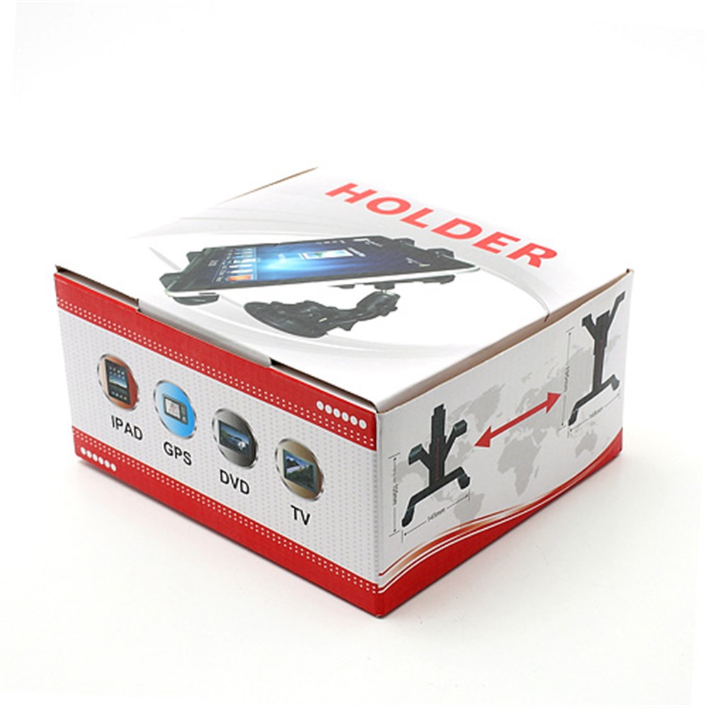 360 Degree Rotating Car kit Mount Holder Stand Cradle for iPad GPS DVD TV, Length: 105mm~195mm-11