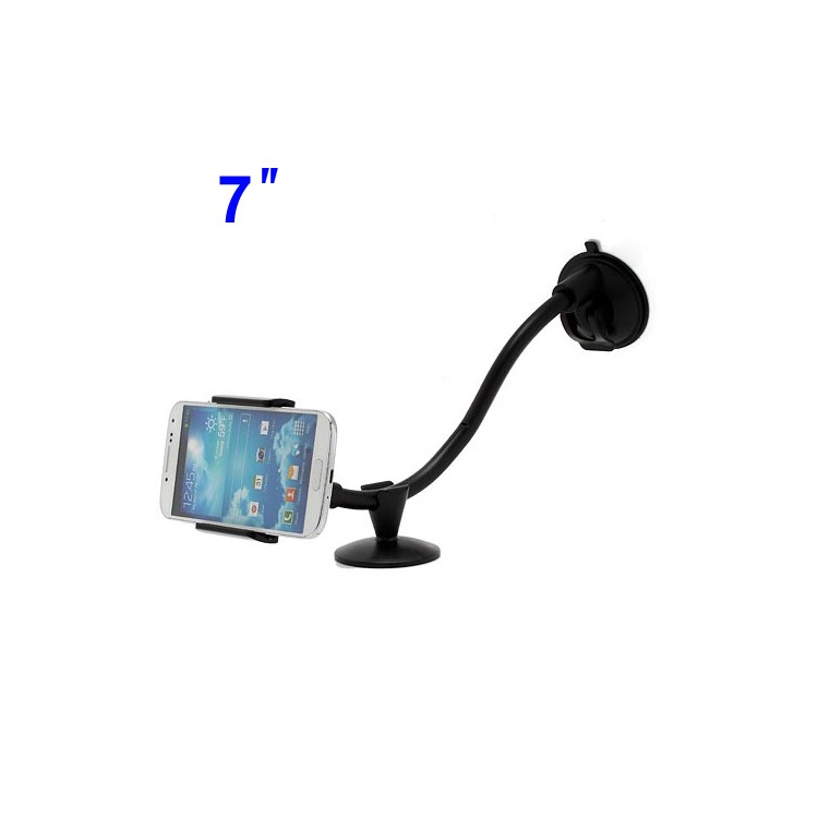 2 in 1 LP-3B 360 Degree Rotating Windshield Suction Cup Adjustable Car Mount for iPhone 4S 5 Tablet PC-12