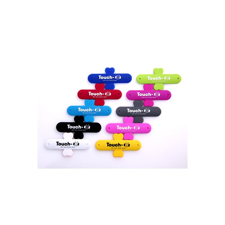 Universal Portable Touch U One Touch Silicone Stand for iPhone Samsung HTC Sony Mobile Phones Tablets - Blue-11