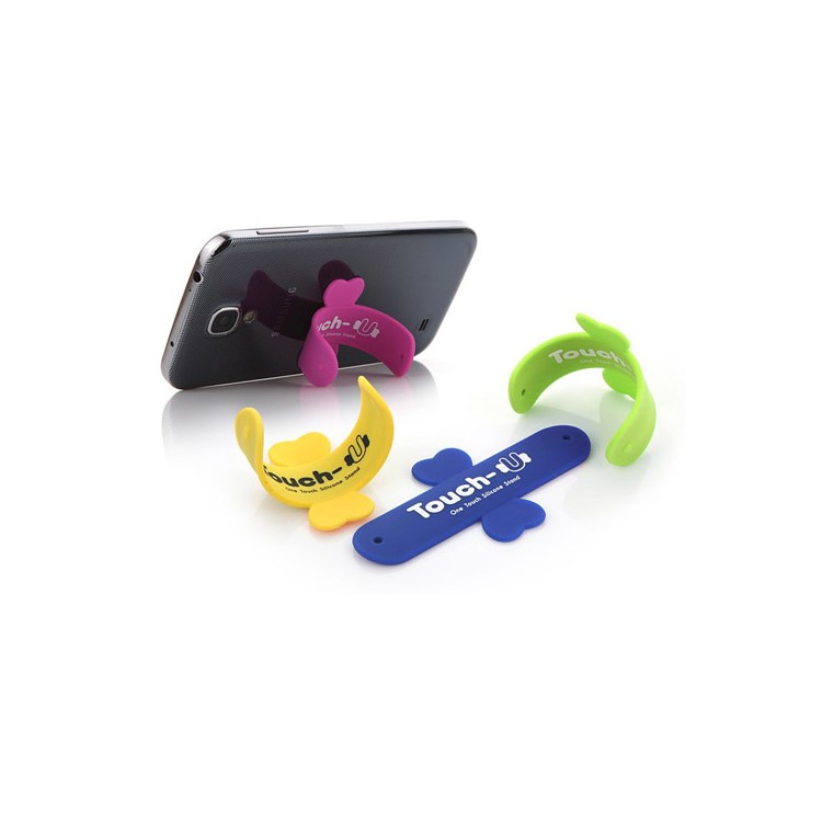 Universal Portable Touch U One Touch Silicone Stand for iPhone Samsung HTC Sony Mobile Phones Tablets - Blue-13