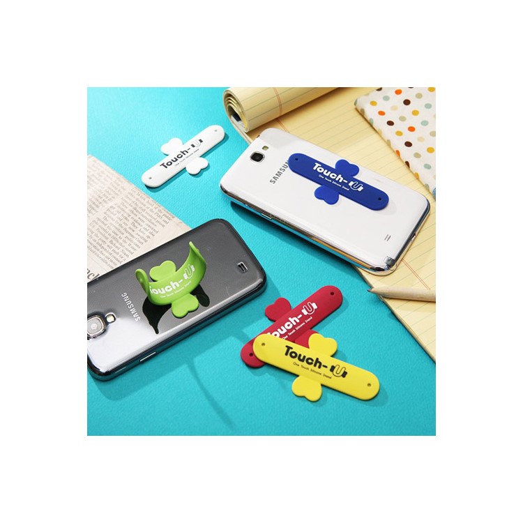 Universal Portable Touch U One Touch Silicone Stand for iPhone Samsung HTC Sony Mobile Phones Tablets - Blue-14