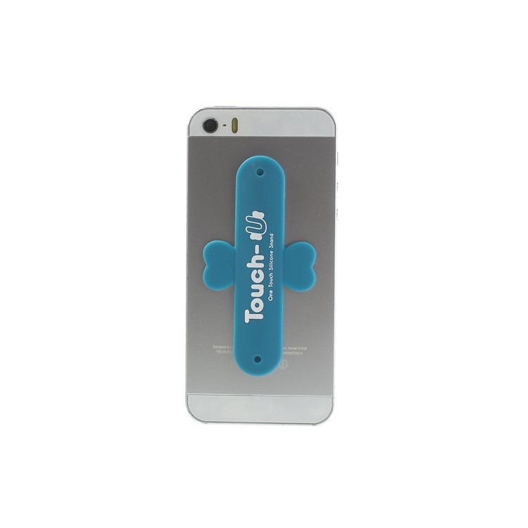 Universal Portable Touch U One Touch Silicone Stand for iPhone Samsung HTC Sony Mobile Phones Tablets - Blue-3