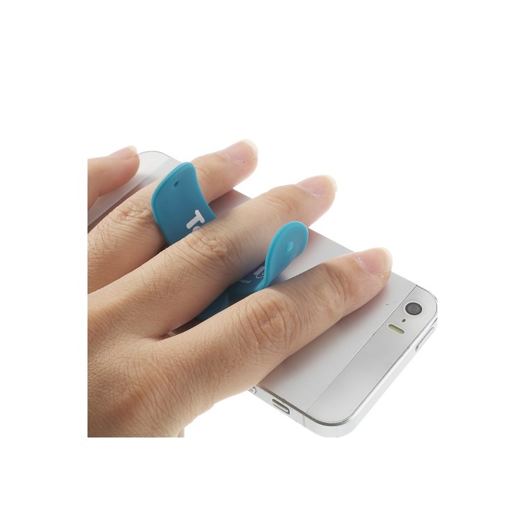 Universal Portable Touch U One Touch Silicone Stand for iPhone Samsung HTC Sony Mobile Phones Tablets - Blue-7