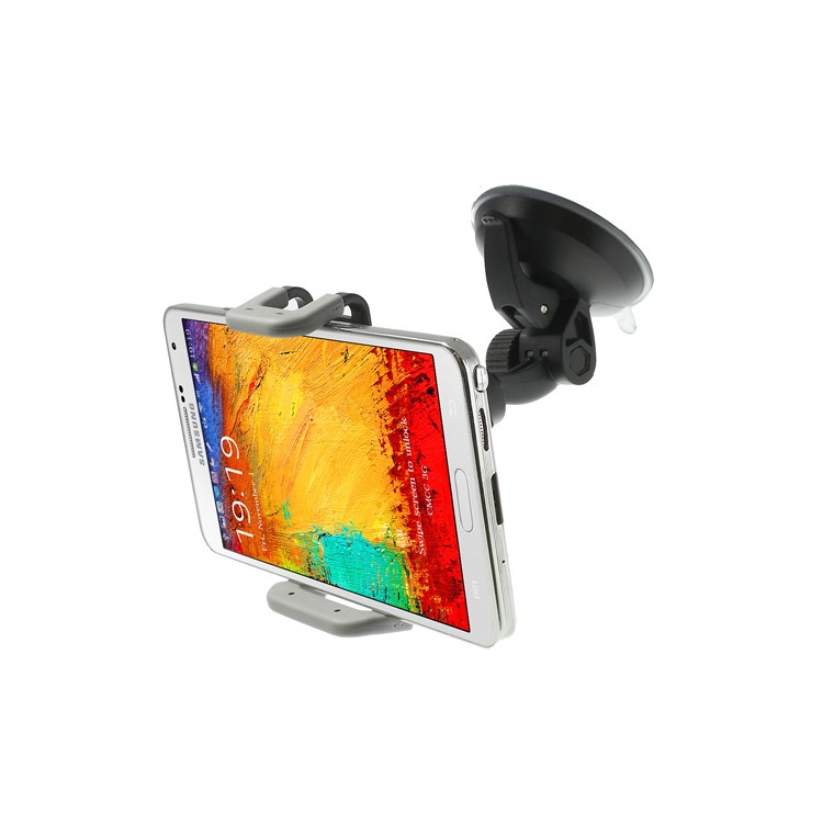 Universal 360 Degree Rotary Car Windshield Mount Holder for HTC One Max Galaxy Note 3 Samsung Sony LG Nokia, Width: 80-115mm-1