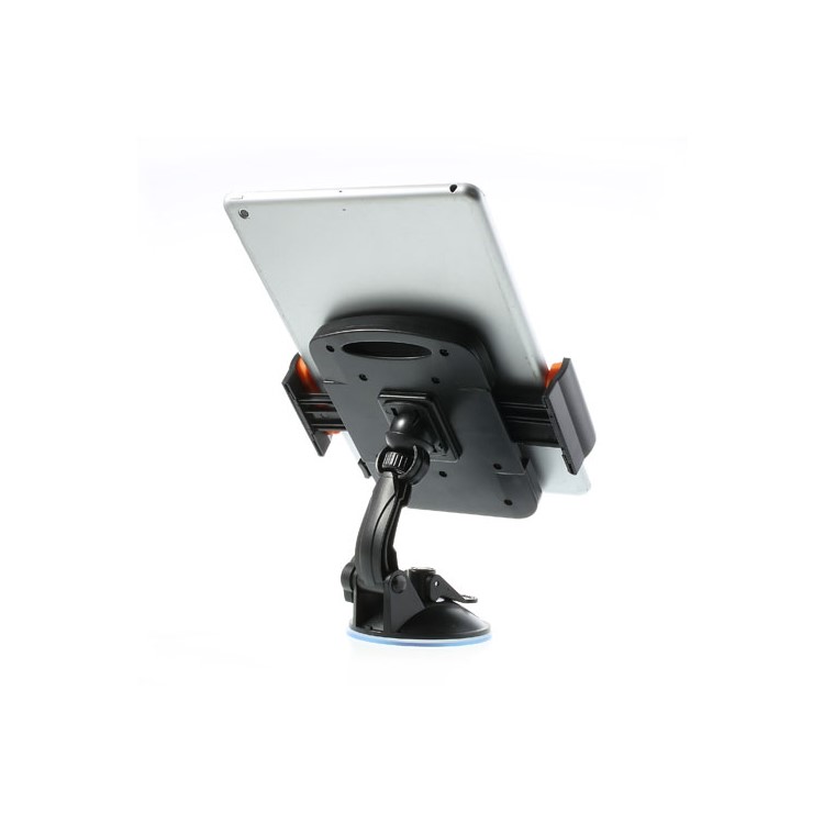 Orange Universal 360 Degree Rotating Car Holder for 7-11 inch Tablet, width: 92mm-205mm-2