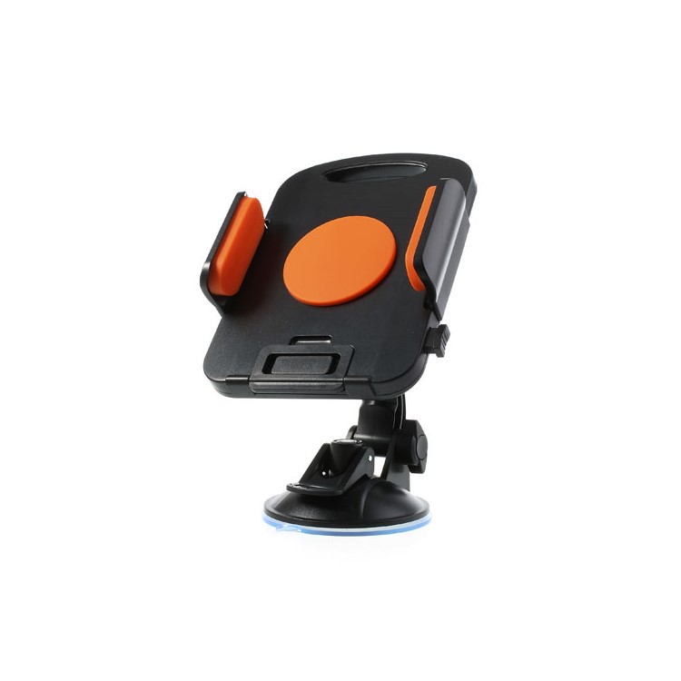 Orange Universal 360 Degree Rotating Car Holder for 7-11 inch Tablet, width: 92mm-205mm-5