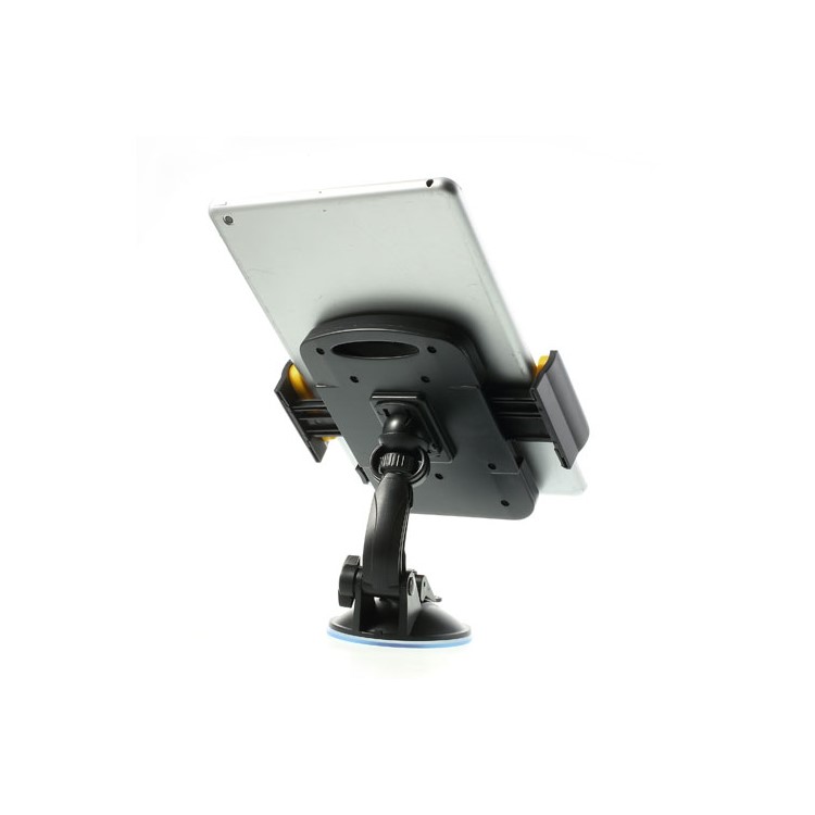 Yellow Universal 360 Degree Rotating Car Holder for 7-11 inch Tablet, width: 92mm-205mm-2