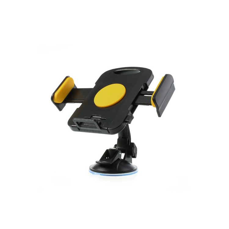 Yellow Universal 360 Degree Rotating Car Holder for 7-11 inch Tablet, width: 92mm-205mm-6