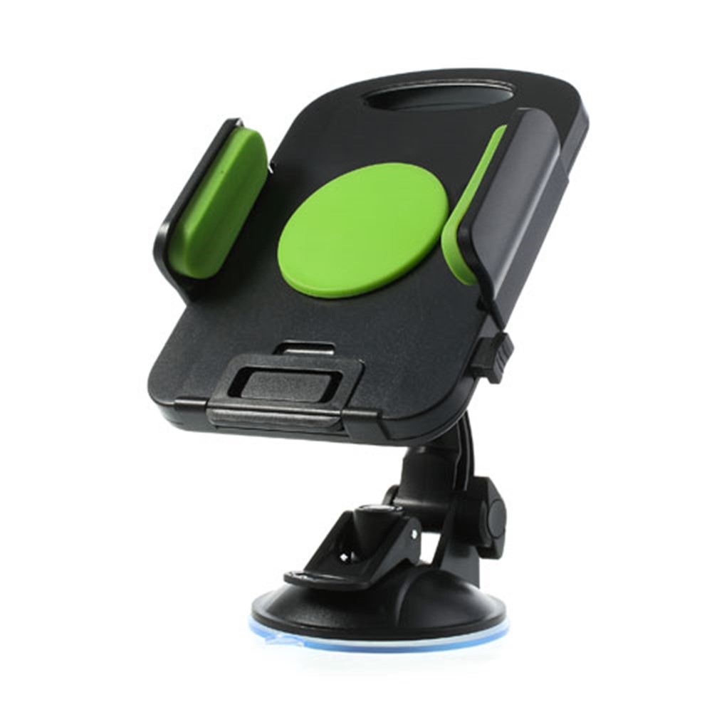 Green Universal 360 Degree Rotating Car Holder for 7-11 inch Tablet, width: 92mm-205mm-5