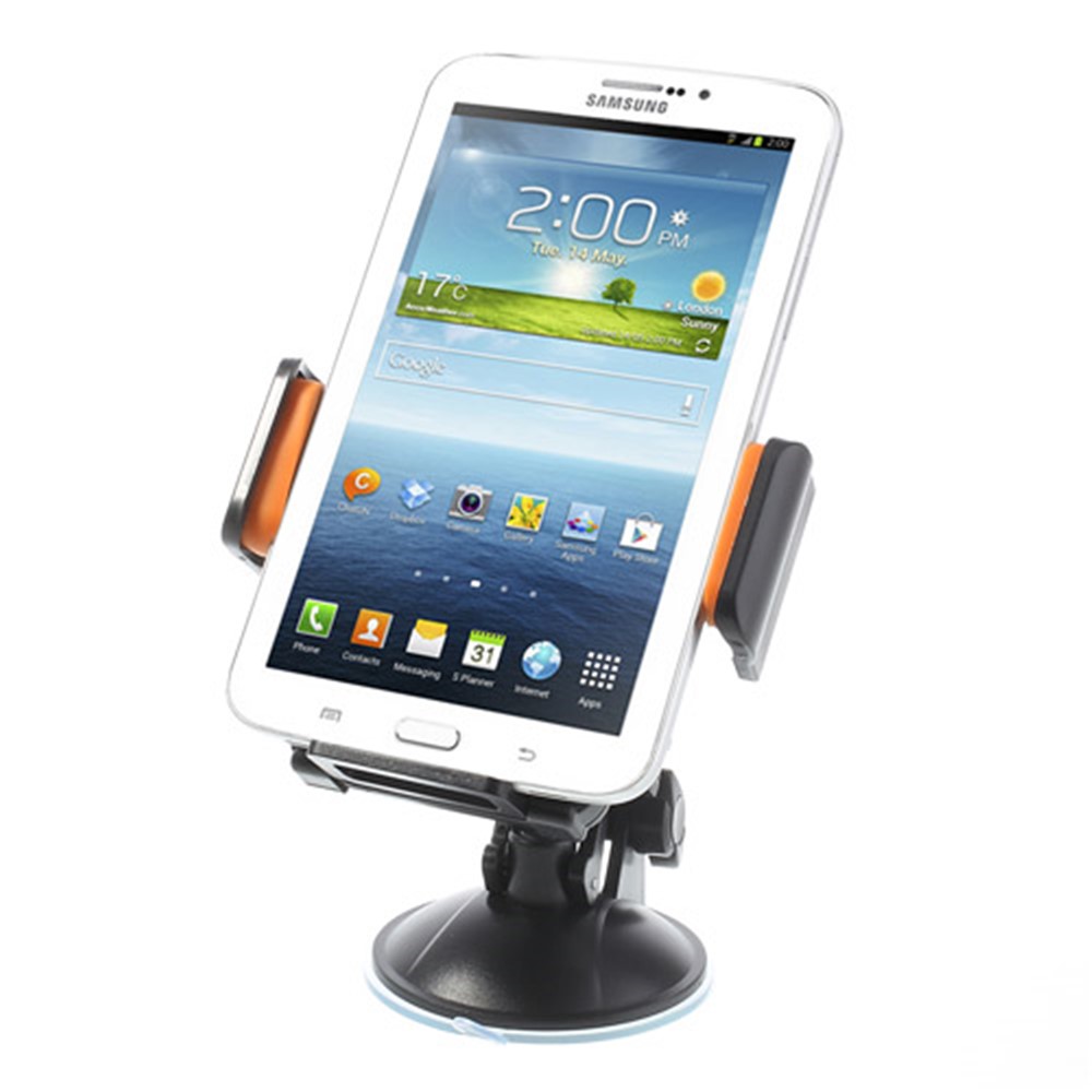 Yellow Universal 360 Degree Rotating Car Holder for 4.3-7.8 inch Smartphones Tablet, width: 58-125mm-9