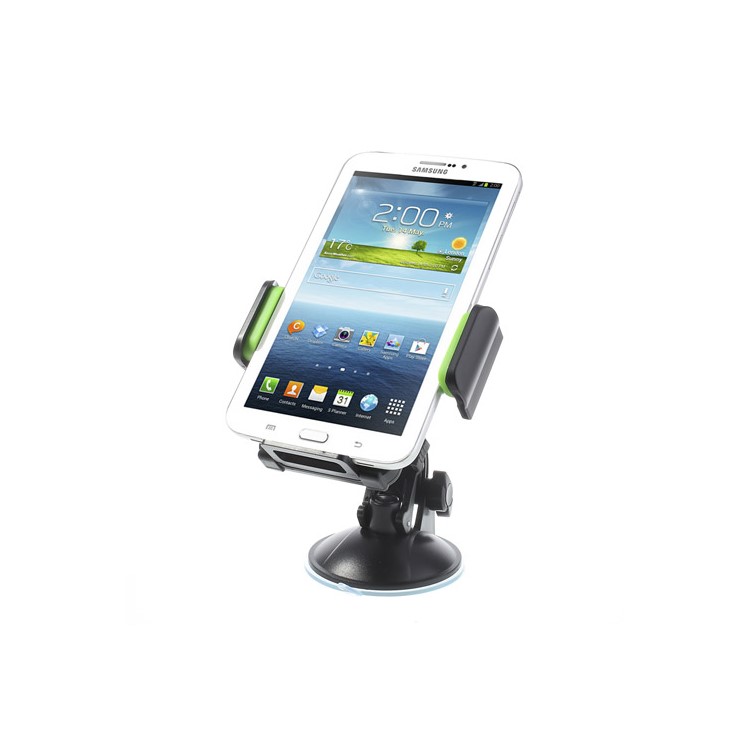 Green Universal 360 Degree Rotating Car Holder for 4.3-7.8 inch Smartphones Tablets, width: 58-125mm-8