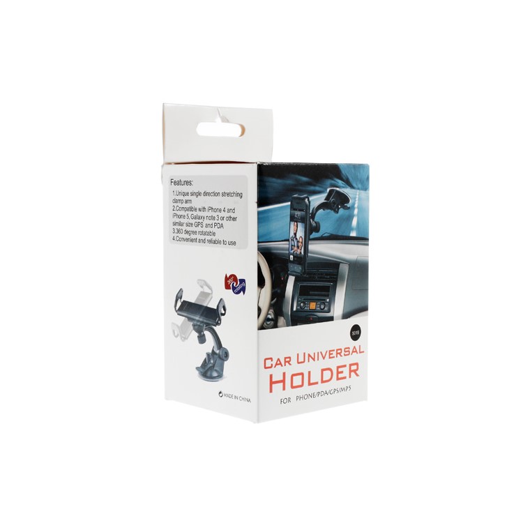 Universal 360 Swivel Suction Cup Car Mount Cradle Holder for iPhone 5s 5c Samsung Galaxy S5 Nokia XL, Length: 116 ~ 166mm-10