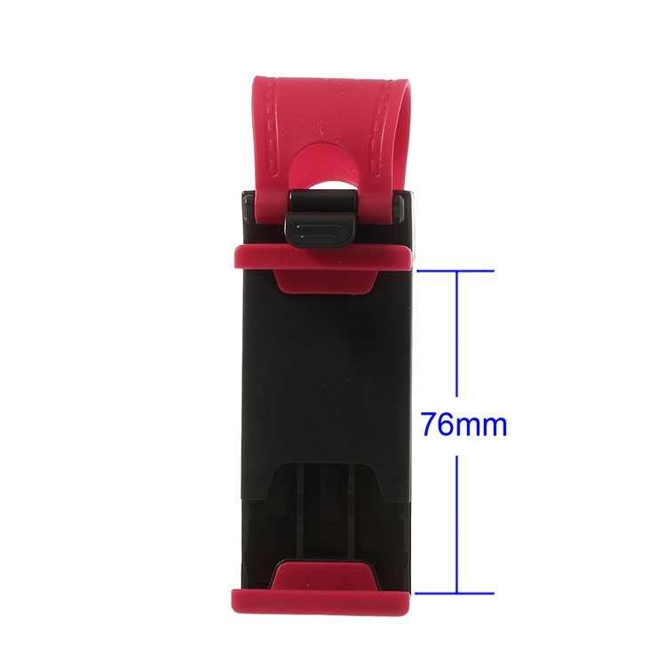Mini Retractable Car Steering Wheel Phone Socket Holder for Cellphone GPS, Height: 54-76mm-4