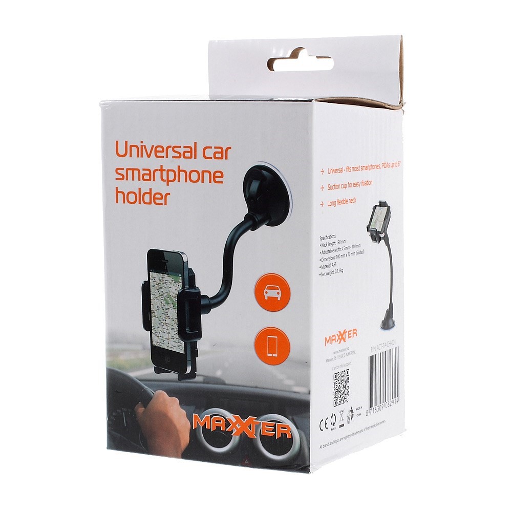 Universal Car Mount Suction Holder Stand for iPhone 5c 5s 5 Samsung S4 S5, Width: 45-105mm-10