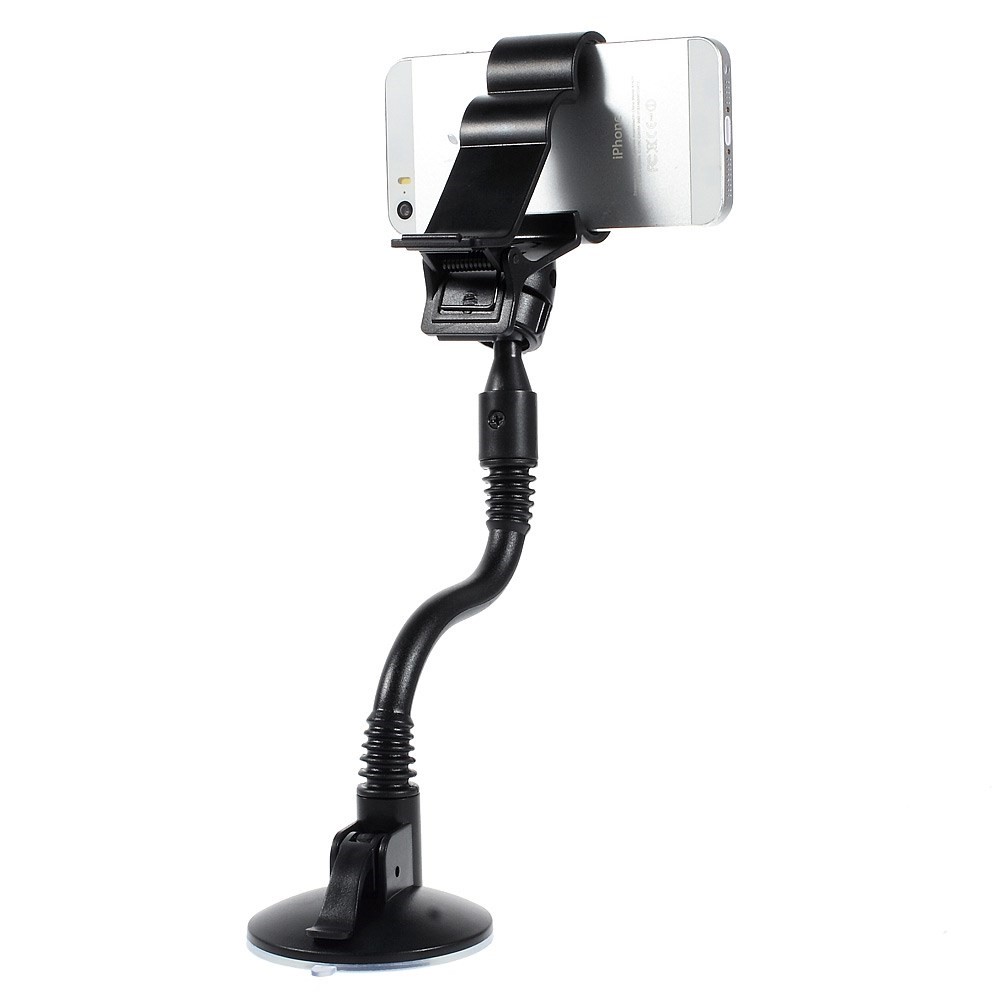 120mm Swivel Clip Snake Neck Car Mount Suction Holder for iPhone 5 4 Samsung S5 GPS PDA-3